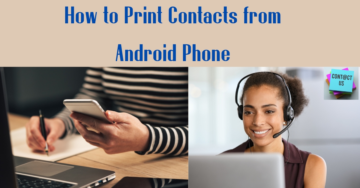 How to Print Contacts from Android Phone